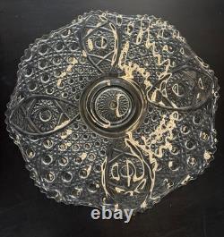 L. E. Smith Vintage Decorative Serving Platter Or Punch Bowl Platter. 22 1/ Size