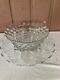 LAST CALL! FOSTORIA American Large Punch Bowl-Large Tray-12 cups EUC