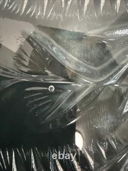 LE Smith Colony Horseshoe Pinwheel & Stars Punch Bowl Underplate 21 EUC HEAVY