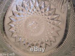 LE Smith Colony PINWHEEL & STAR Pattern 12 QT Punch Bowl + 30 Cups Ladle & Box
