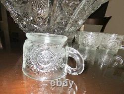 LE Smith Pinwheel Galaxy Punch Set + 9 Cups Perfect