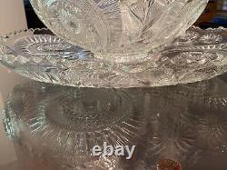 LE Smith Punch Set Bowl, Plate, 12 Cups LARGE