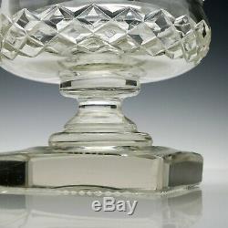 Large Anglo Irish Waterford Cut Glass Punch Bowl c1840