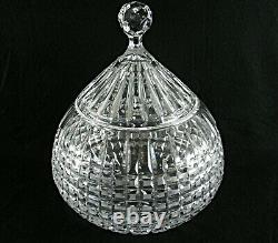 Large Antique BACCARAT Flawless Crystal 3.2 Kilos Punch Bowl with Cover