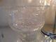 Large Beaconsfield crystal punch bowl centerpiece not Waterford