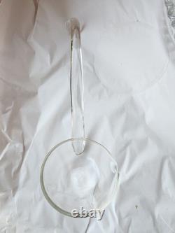 Large Cut Glass Punch Bowl with Underplate, 22 Cups, Plus a Glass Ladle