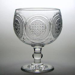 Large Georgian Glass Punch Bowl c1820