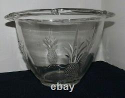 Large Heisey PLANTATION PUNCH BOWL with Pineapple design
