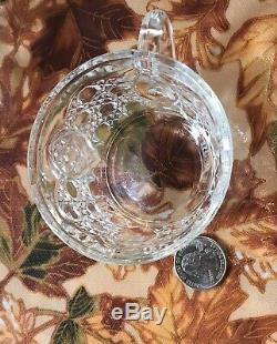 Large Lead Crystal Punch Bowl with 18 cups & Ladle. Perfect for parties