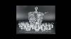 Large Punch Bowl Set With 12 Cups Stuart Crystal With Ladle