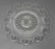 Large US Glass Manhattan Bullseye 22.5 Footed Clear Glass UNDERPLATE punch bowl