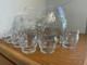 Late 50s or 60s etched Crystal punch bowl set with 12 glasses and ladle