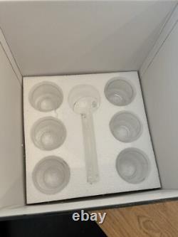 Lenox Contemporary 8-piece Glass Punch Bowl Set NEW UNUSED With Box