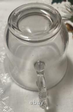 Lenox Winter Greetings Holiday Punch Bowl/Ladle+10 Glass Cups-Festive Cardinal