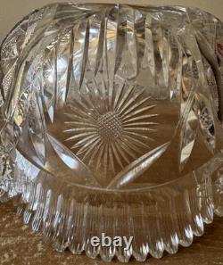 Lovely Large American Brilliant Punch Bowl