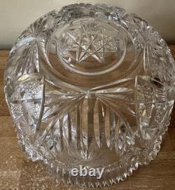 Lovely Large American Brilliant Punch Bowl