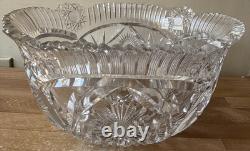 Lovely Large American Brilliant Punch Bowl