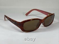 MAUI JIM PUNCHBOWL MJ219-12 Italy Brown Tortoise Wrap Sunglasses 54-17-135