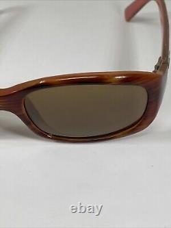 MAUI JIM PUNCHBOWL MJ219-12 Italy Brown Tortoise Wrap Sunglasses 54-17-135