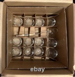 MCM WEST VIRGINIA GLASS PUNCH Round BOWL SET W Ladle & 12 Glasses ORIGINAL BOX MCM WEST VIRGINIA GLASS PUNCH Round BOWL SET W Ladle & 12 Glasses ORIGINAL BOX