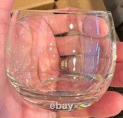 MCM WEST VIRGINIA GLASS PUNCH Round BOWL SET W Ladle & 12 Glasses ORIGINAL BOX