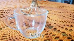 MID Century Modern Punch Bowl MCM Federal Glass Punch Bowl