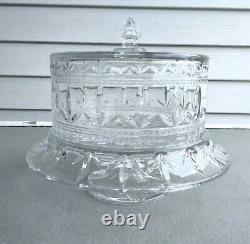 Marquis Waterford Crystal 3 in 1 Convertible Cake Stand, Dome, & Punch Bowl