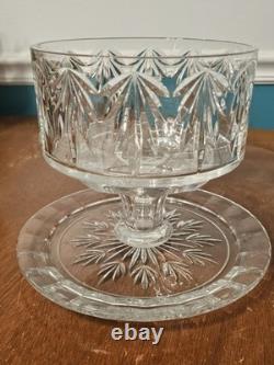 Marquis by Waterford Crystal 4 in 1 CASEY Medium Cake Plate Stand Punch Bowl