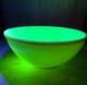 McKee 11.5 x 5 Large French Ivory Custard PUNCH Bowl Drinks 40s/50s Glows HTF