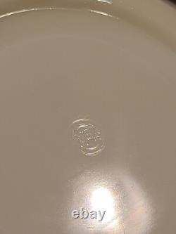 McKee 11.5 x 5 Large French Ivory Custard PUNCH Bowl Drinks 40s/50s Glows HTF