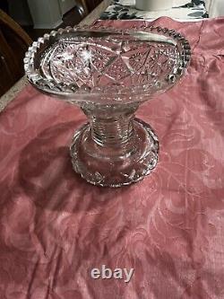 McKee the Concord Glass Punch Bowl & Cups Vintage