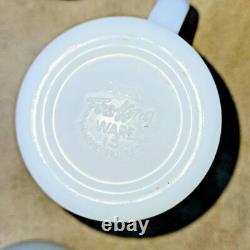 Milk Glass Punch Bowl, 11-Cups, Ladle. Vase, Fire-King Mug, Anchor Mug, Globe