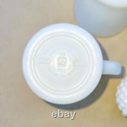 Milk Glass Punch Bowl, 11-Cups, Ladle. Vase, Fire-King Mug, Anchor Mug, Globe