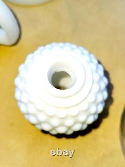 Milk Glass Punch Bowl, 11-Cups, Ladle. Vase, Fire-King Mug, Anchor Mug, Globe