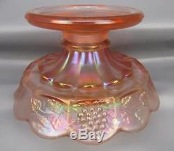 Modern Fenton PANELED GRAPE Sunset Stretch Glass 14 Punch Bowl with 10 cups 5844