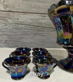 Mosser Amethyst Carnival Mini Punch Set Cherry & Cable Pattern