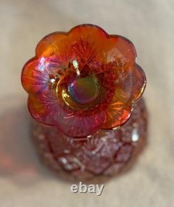 Mosser for Rosso Red Carnival Glass WG Mould File and Fan Childs Toy Punch Set