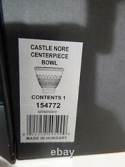 NEW Waterford Crystal CASTLE NORE Centerpiece Punch Bowl 10 1/2 New in Box