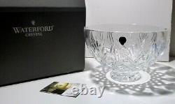 NEW Waterford Crystal Footed Centerpiece Punch Bowl 10 Made in IRELAND NIB