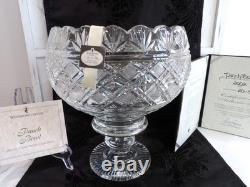 NIBWaterford Crystal Master Cutter Pedestal Punch Bowl #20/50Signed$2,750