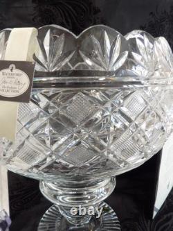 NIBWaterford Crystal Master Cutter Pedestal Punch Bowl #20/50Signed$2,750