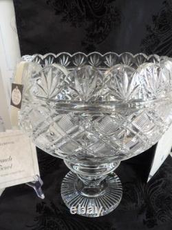 NIBWaterford Crystal Master Cutter Pedestal Punch Bowl #20/50Signed$2,750