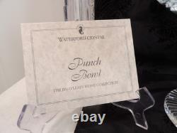 NIBWaterford Crystal Master Cutter Pedestal Punch Bowl #20/50Signed$2,750