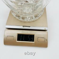 Nachtmann German Lead Crystal Punch Bowl With Lid & 6 Cups Hand Diamond Fan Cut
