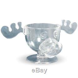 National Lampoon's Christmas Vacation Glass Moose Punch Bowl