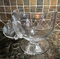 National Lampoon's Christmas Vacation Marty Moose Glass Punch Bowl RARE