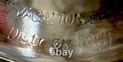 National Lampoon's Christmas Vacation Marty Moose Glass Punch Bowl RARE