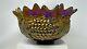 Northwood Carnival Glass Grape & Cable Amethyst Punch Bowl