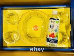 Orangina Punch Bowl Set New Not for Sale 2016 Campaign One Bowl + Four Glasses