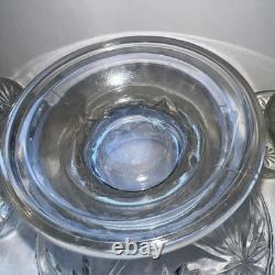 Outstanding EAPG 14 Pedestal Punch bowl Set Complete 28 pc scallop AH A+ Qual